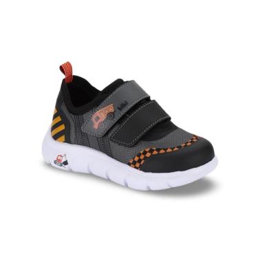 Imagem de Tênis Infantil Bibi Energy Baby 2.0 Preto com Grafite de Caminhão