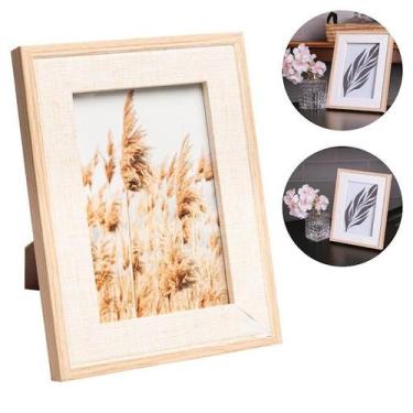 Imagem de Porta Retratos Em MDF Grande Decorativo Foto 10x15cm Memória Família C