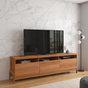 Imagem de Rack para TV até 70" Elegance Lukaliam Móveis 1 Porta 2 Gavetas, Jequi