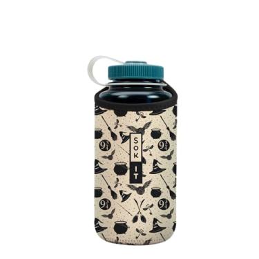 Imagem de Sok It BotlSok Capa de neoprene isolada para garrafa de água (Wizard's Walk, serve para 947 ml Nalgene)