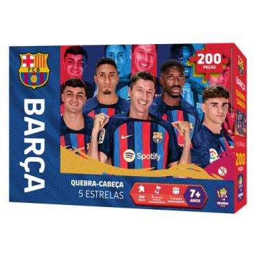 Imagem de Quebra Cabeça Colecionavel Barça -5 Estrelas 200 peças - TCS