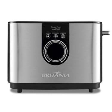 Imagem de Torradeira touch britania inox 7 temperaturas 850w 220v