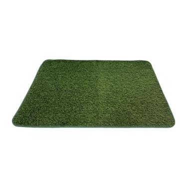 Imagem de Ioensy Tapete higiênico de grama artificial para cães, almofada de grama sintética para animais, tapete de substituição à prova d'água para treinamento, 46cm X 58cm
