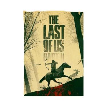 Imagem de Retro Vintage the Last of Us Parte 2 Poster HD Canvas Art Decoração De