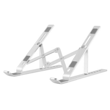 Imagem de Suporte de Alumínio Dobrável para Notebook e MacBook, Portátil, Ajustável, com Bolsa, Antiderrapante, Leve, Ergonômico