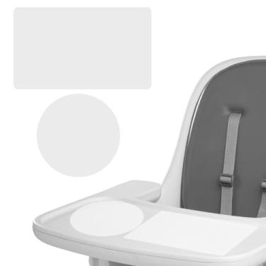 Imagem de lasuroa 6 Peças Adesivos de Sucção para Bandeja Stokke Tripp Trapp, Redonda e Retangular Adesivo Sucção Bandeja para Cadeira Alta Tigelas Pratos e Brinquedos de Fixação