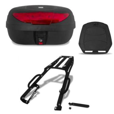 Imagem de Bau De Moto 45 Litros Pro Tork Com Bagageiro NC 700 2012 Até 2016, VER
