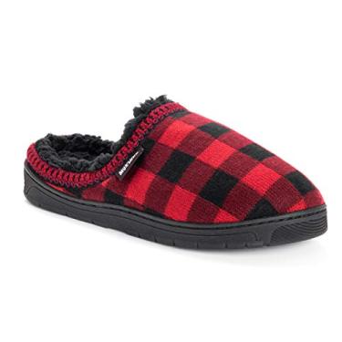 Imagem de MUK LUKS Chinelo masculino Gabriel Clog, Vermelho/preto, Small