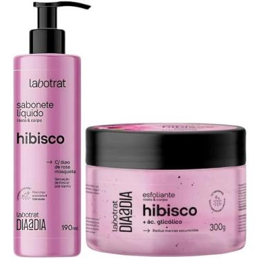 Imagem de Kit Sabonete Liquido + Esfoliante Corpo E Rosto Labotrat Dia A Dia Che