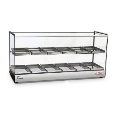 Imagem de Estufa Quadrada Evr 6 Bandejas Duplas Titã Evr Reta Com Led 12b Cinza 220v