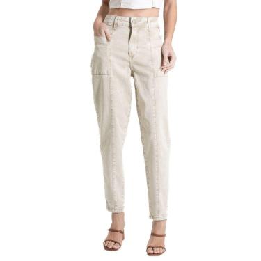 Imagem de Calça Sarja Sawary Mom - 280786 - caqui 42-Feminino