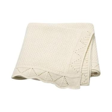 Imagem de Cobertores De Bebê Super Macios De Cor Pura 100x80cm Malha Recém-nasci