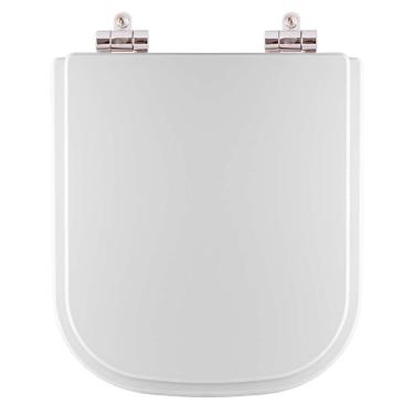 Imagem de Assento Sanitário Poliéster Com Amortecedor Stillo Branco Para Vaso Docol