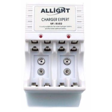 Imagem de Carregador P/Pilhas Aa/aaa Bateria 9v Recarregáveis Bivolt