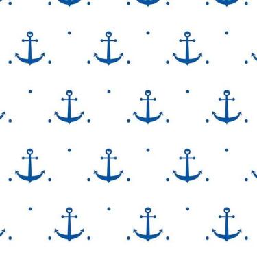Imagem de Papel de Parede Adesivo Baby Azul Âncoras - 004 - Multimpressão