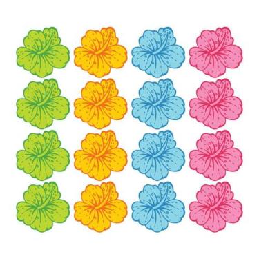 Imagem de Adesivo de Parede Infantil Flores Quarto Criança Bebe - 173ir - Allodi