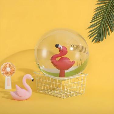 Imagem de Brinquedos Infláveis para Piscina De Unicórnio Flamingo, Bola De Praia