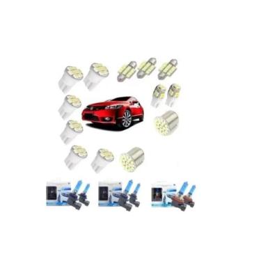 Imagem de Kit Lâmpada Led Super Branca Honda New Civic 2007-2011 - Blue Lion