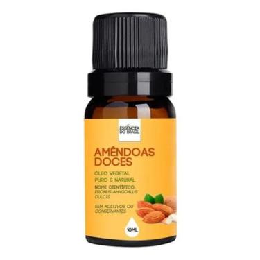 Imagem de Óleo Vegetal De Amêndoas Doces - 10Ml Puro E Natural - Essência Do Bra