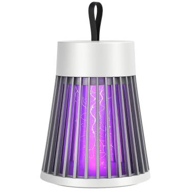 Imagem de Luminária Mata Mosquito Armadilha Elétrica Repelente Choque Lâmpada Luz Ultravioleta LED Luz UV USB Dengue Pernilongo Inseto Mosca Voltagem 110V/220V Original