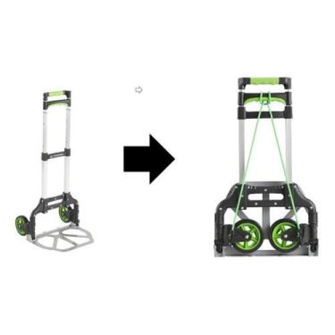 Imagem de Carrinho Dobrável 70kg  Alumínio  Rodas Resistentes - Standers
