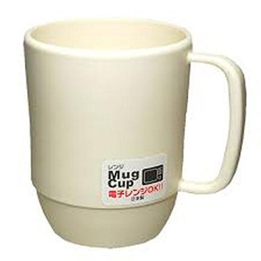 Imagem de Caneca de café japonesa para acampamento inquebrável de suco de leite infantil caneca para água de chá para viagem 340 g, livre de BPA, atóxica, lavável na lava-louças, feita no Japão, branca