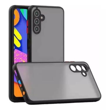 Imagem de Capa Capinha Preta Translúcida Com Proteção de Câmera para Samsug Galaxy A15 Tela de 6.5 Polegadas - (C7 Company)