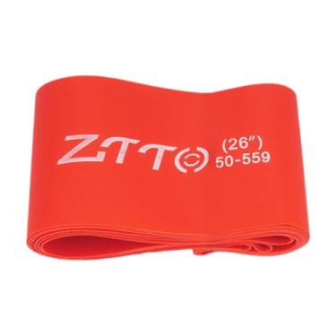 Imagem de Deevoka Forro de pneu de bicicleta de nylon, proteção interna contra furos e rugas, 5 cm de largura/2 pol. de largura para mountain bikes, 26 in