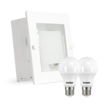 Imagem de Luminária De Embutir Taschibra Led Tr01 Branca Bivolt 6500K