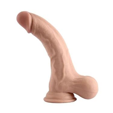 Imagem de Protese Pênis Super Realístico, Dupla Camada, MOVER 4, 23,0 x 4,6cm, Com Ventosa, Uso Anal ou Vaginal, Higienizar Antes e Após Uso