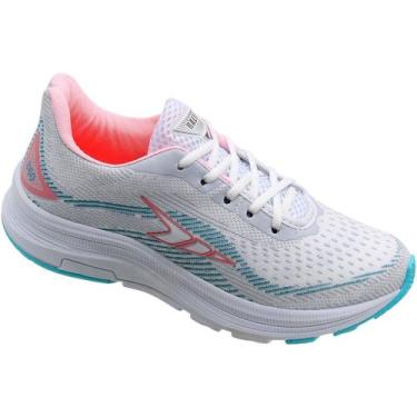 Imagem de Tênis de Corrida Rally Esportivo Feminino, Branco, Verde, 36