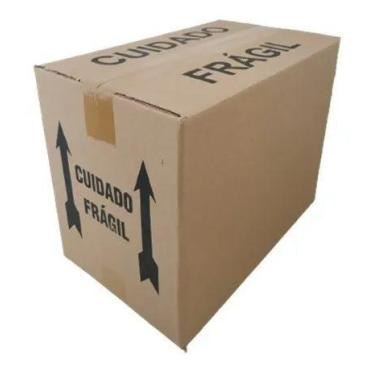 Imagem de 10 Caixas de Papelão Reforçadas Mudanças Embalagens Correios 36x28x22 