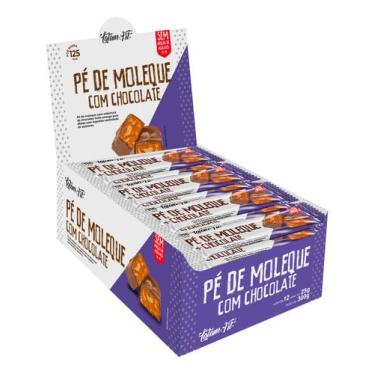 Imagem de Pé De Moleque Zero Açúcar Com Chocolate Diet Latam Fit 12 Un
