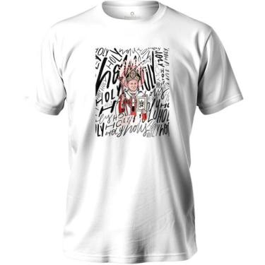 Imagem de Camiseta De Algodão Masculina E Feminina Estampada Holly São João Paul
