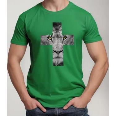 Imagem de Camiseta Camisa Algodão Feminina Masculina Adulto Gospel Religiosa Eva