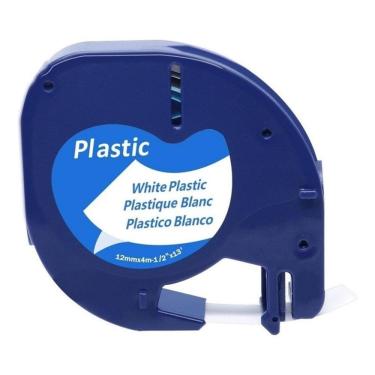 Imagem de Fita de etiqueta Dymo Letratag Alternative 12mm x 4m branca
