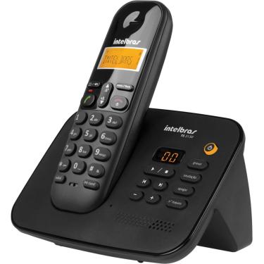 Imagem de Telefone Sem Fio Digital com Secretária TS 3130 Preto Intelbras