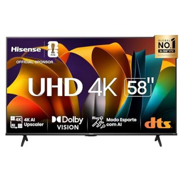 Imagem de Hisense Smart TV UHD 4K DLED 58" Polegadas 58A6N com HDR10+ Dolby Vision Game Mode Controle por Voz Alexa Built-In AirPlay