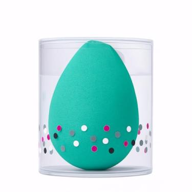 Imagem de Esponja de maquiagem – Forma de gota, macia e expansível, multiuso para base e mistura, com estojo de armazenamento