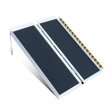 Imagem de Rampa de cadeira de rodas portátil Dumeteisen 3 pés de alumínio 800 li