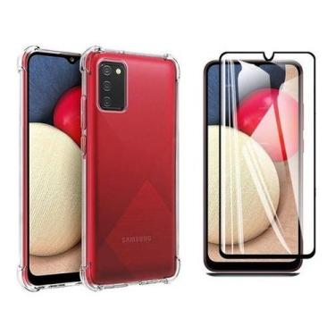 Imagem de Capinha Capa Anti Impacto Para Galaxy A02s + Pelicula 3D - NoBrand