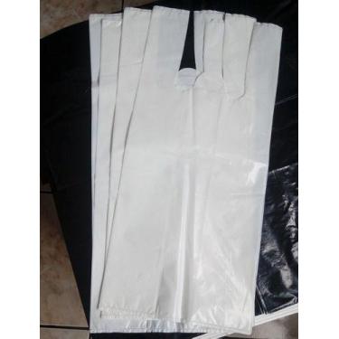 Imagem de Sacolas Plásticas Branca 20 Kg Recicladas - Higipack
