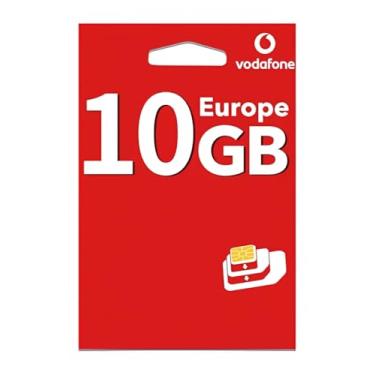 Imagem de Chip Vodafone Europa, Franquia 10GB + Chamadas - 30 Dias