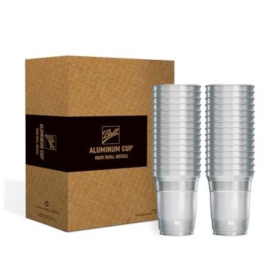 Imagem de Top Cup by Ball – 473 ml, 30 unidades, copos de festa de alumínio reutilizáveis | Design furtivo | Fixação a frio, reciclável, feito nos EUA