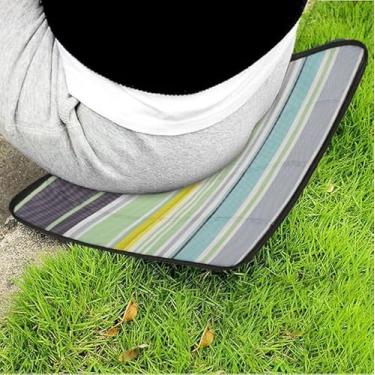 Imagem de KoovDem Mini tapete dobrável portátil leve à prova d'água, almofada de assento para atividades ao ar livre, adequado para estádios, acampamento, almofada de conforto de campo, colorido