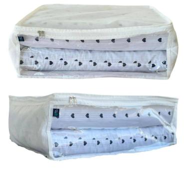 Imagem de Organizador De Cobertores E Edredom Tamanho Gg 30X60X50