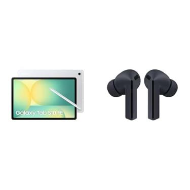 Imagem de Tablet Samsung Galaxy Tab S10 FE + Samsung Galaxy Buds3 FE, Fone de Ouvido sem Fio, Cancelamento Ativo de Ruído, Galaxy AI