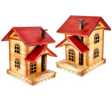 Imagem de Kit 2 Caixas De Abelha Asf Delenha Decor Sem Ferrão