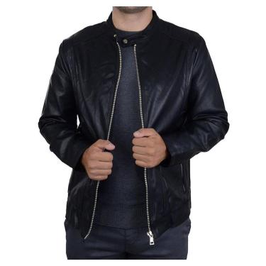 Imagem de Jaqueta Masculina Broken Rules Casual Preta - 520142-Masculino