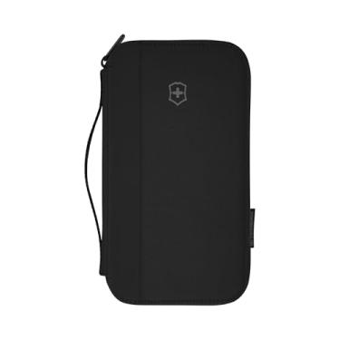 Imagem de Victorinox Essenciais de viagem, organizador de viagem, suporte de documentos com zíper com RFID, Preto, Talla única, Casual